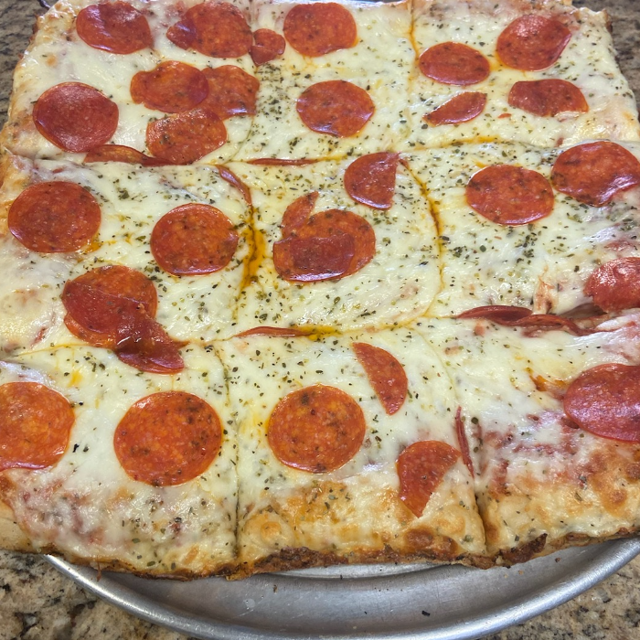 Sicilian Pizza with 1 Topping.