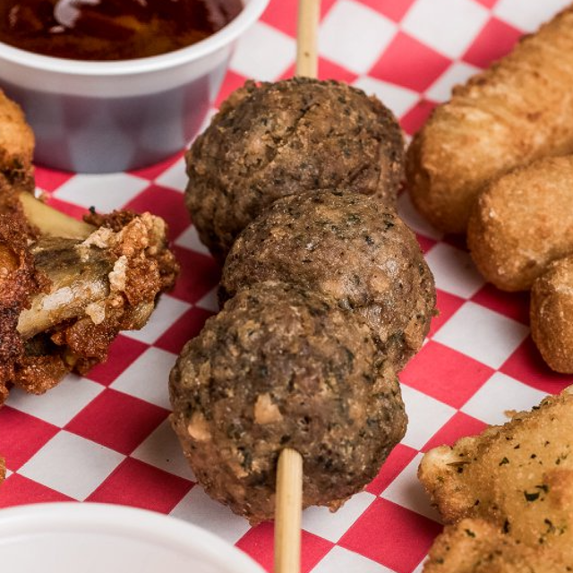 Meatball Skewer.